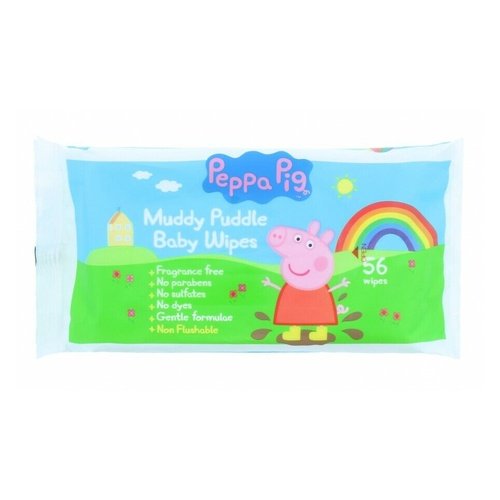 Peppa Pig Muddy Puddle Baby Wipes-56 Wipes