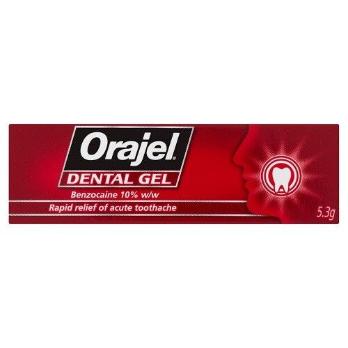 Orajel Dental Gel For Rapid Relief Of Acute Toothache 5.3g