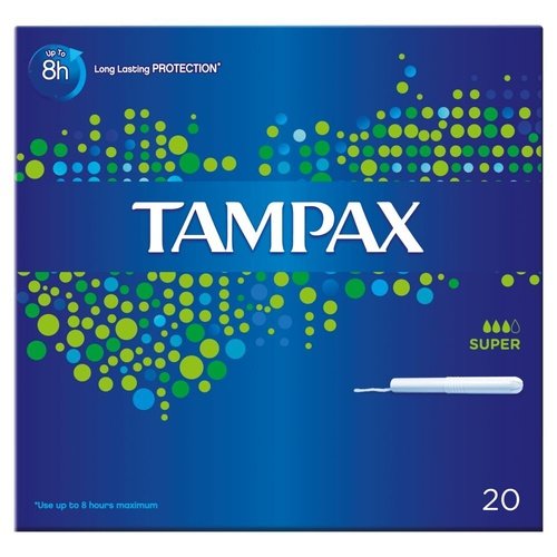 Tampax Tampons Super 20 With Applicator