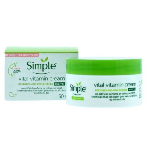 Simple Vital Vitamin Cream For Sensitive Skin 50ml