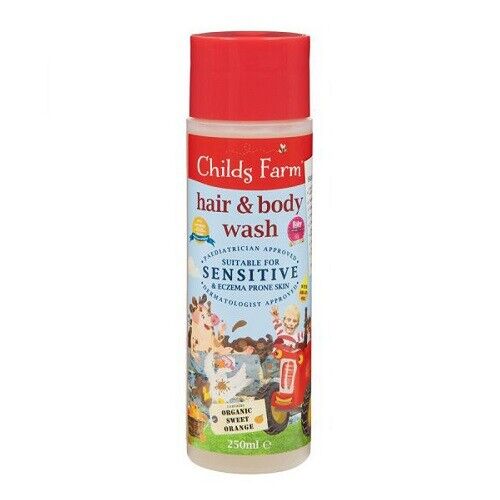 Childs Farm Hair & Body Wash Organic Sweet Orange For Sensitive Skin 250ml