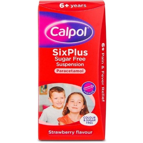 Calpol 6+years Strawberry Flavour 80ml