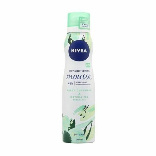 Nivea Body Moisturising Mousse 48h Fresh Cucumber & Matcha Tea Fragrance 200ml