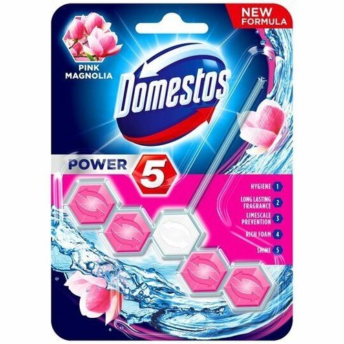 Domestos Power 5 Pink Magnolia Toilet Cleaner