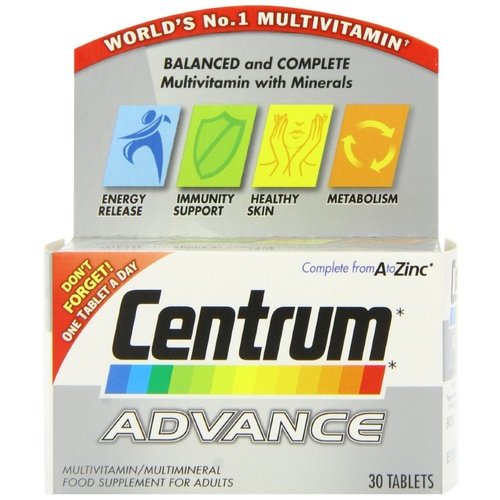 Centrum Advance A To Zinc  Multivitamin  30 Tablets