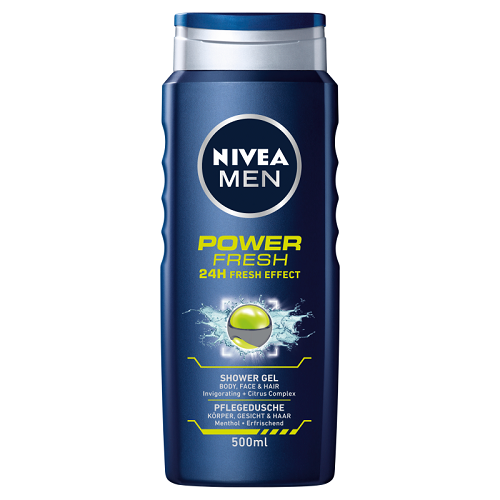 Nivea Men Power Fresh 24h Fresh Effect Shower Gel 500ml