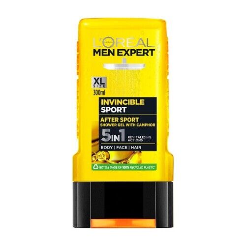 L'oreal Men Expert 5 In 1 Invincible Sport Shower Gel 300ml