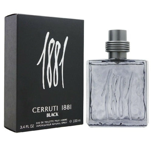 CERRUTI 1881 BLACK POUR HOMME 100ML EAU DE TOILETTE SPRAY BRAND NEW & SEALED - LuxePerfumes