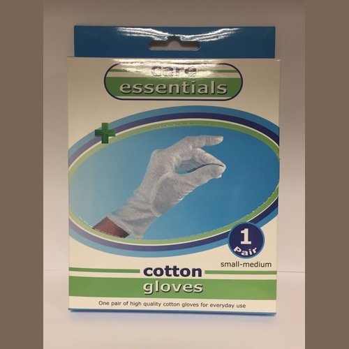 Fortuna Care Essential Cotton Gloves Size Small - Medium - 1 Pair