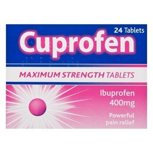 Cuprofen Maximum Strength 24 Tablets 400mg