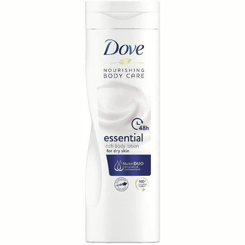 Dove Essential Rich Body Lotion For Dry Skin 400ml