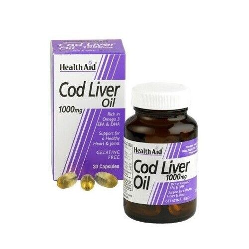 Healthaid Cod Lover Oil 100mg 30 Capsules