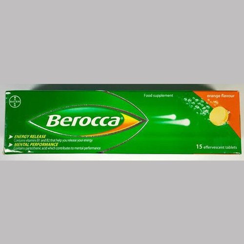 Berocca Orange Flavour - 15 Effervescent Tablets