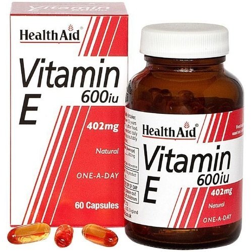 Health Aid Vitamin E 600iu  - 60 Capsules