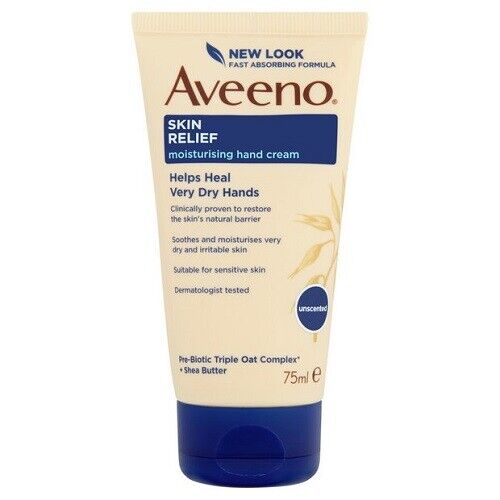 Aveeno Skin Relief Unscented Moisturising Hand Cream 75ml