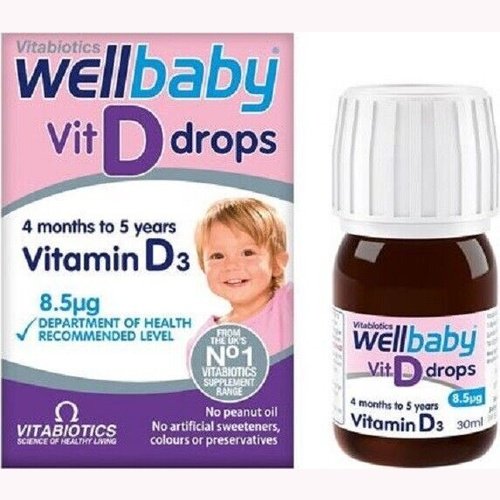 Vitabiotics Wellbaby Vit D Drops 10ug