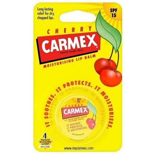 Carmex Cherry Moisturising Lip Balm Pot Spf 15 - 7.5g