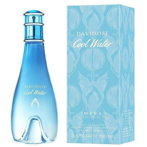 DAVIDOFF COOL WATER MERA FOR WOMAN 100ML EAU DE TOILETTE SPRAY BRAND NEW &SEALED - LuxePerfumes