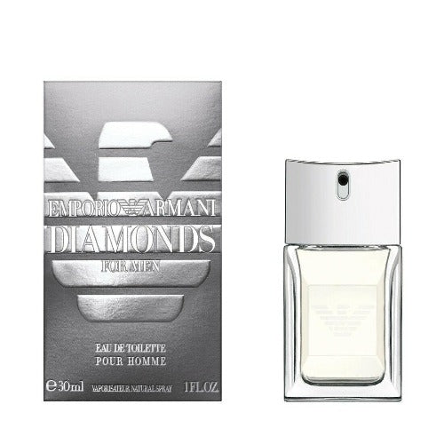 EMPORIO ARMANI DIAMONDS FOR MEN 30ML EAU DE TOILETTE SPRAY BRAND NEW & SEALED - LuxePerfumes