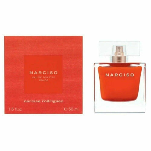 NARCISO RODRIGUEZ ROUGE EAU DE TOILETTE SPRAY 50ML EDT WOMEN BRAND NEW & SEALED - LuxePerfumes