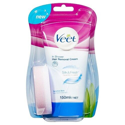 Veet In Shower Hair Removal Cream Sensitive - 150ml