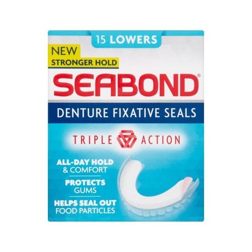 Seabond Denture Fixative Seals - 15 Lowers