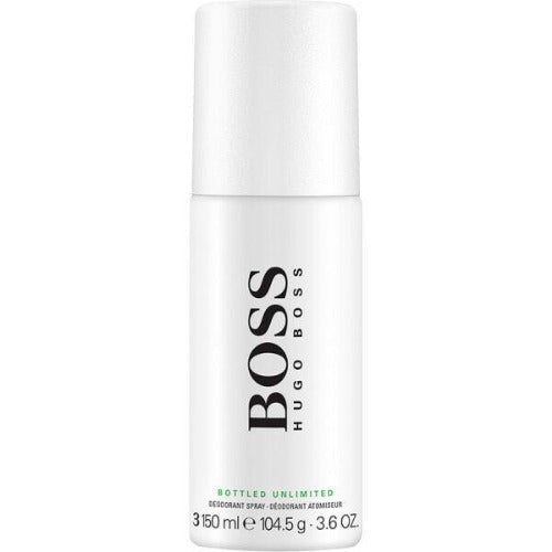 HUGO BOSS BOTTLED UNLIMITED 150ML DEODORANT SPRAY BRAND NEW - LuxePerfumes