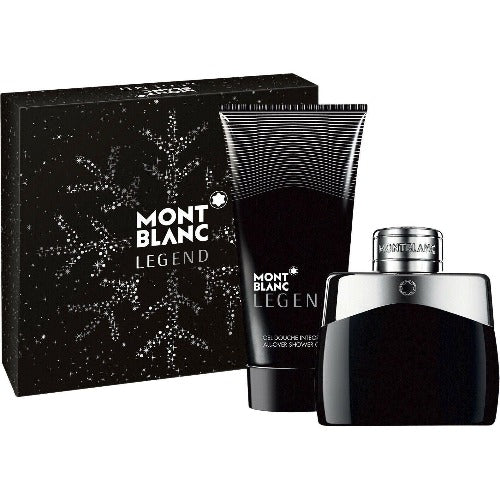 Mont Blanc Legend Pour Homme 50ml Eau De Toilette + 100ml Shower Gel Gift Set - LuxePerfumes