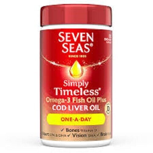 Seven Seas Simply Timeless Cod Liver Oil 30 Capsules