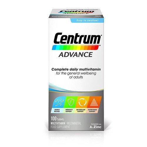 Centrum Advance Complete Daily Mutivitamin A To Z 100 Tablets