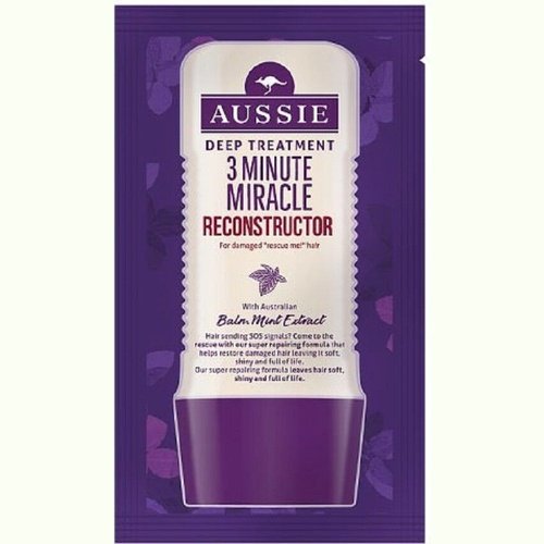 Aussie 3 Minute Miracle Reconstructor Sachet's 20ml Balm Mint Extract