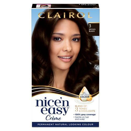 Clairol Nice N Easy Creme 3 Brown Black Brand New