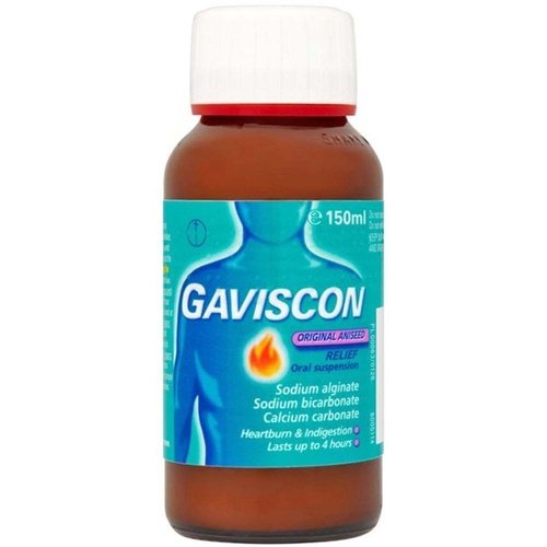 Gaviscon Original Aniseed Heartburn & Indigestion Relief Oral Suspension 150ml