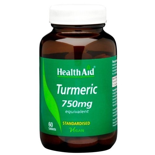 Health Aid Turmeric 750mg - 60 Tablets