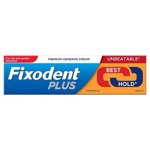 Fixodent Plus Denture Adhesive Cream Dual Power - 40g