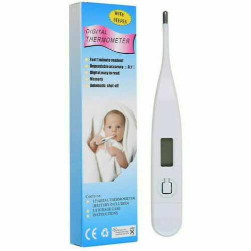 Digital Thermometer With Beeper  For Adult And Baby Safe