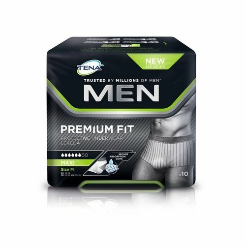 Tena Men Premium Fit Underwear Level 4 Maxi Size M-pack Of 10