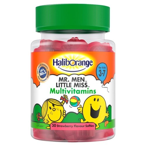 Haliborange Mr.men And Little Miss Multivitamins 3-7 Years 30 Strawberry Softies