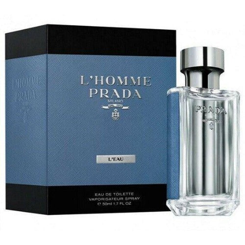 PRADA LHOMME LEAU 50ML EAU DE TOILETTE SPRAY BRAND NEW & SEALED - LuxePerfumes