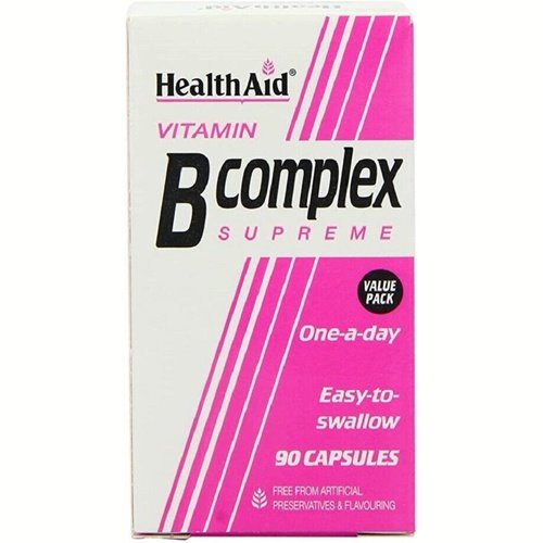 Health Aid Vitamin B Complex Supreme - 90 Capsules