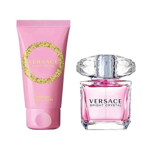 VERSACE BRIGHT CRYSTAL 30ML EDT SPRAY + 50ML BODY LOTION BRAND NEW GIFT SET 2020 - LuxePerfumes