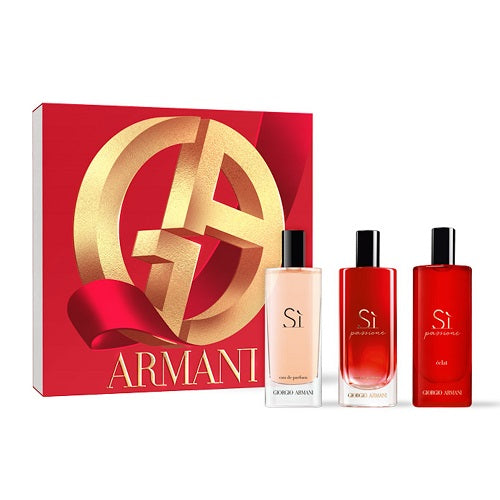 Giorgio Armani Si 3 x15ml EDP Spray Gift Set 2023