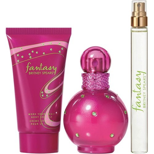 Britney Spears Fantasy 30ml EDP + 10ml EDP Spray + 50ml Body Souffle Gift Set