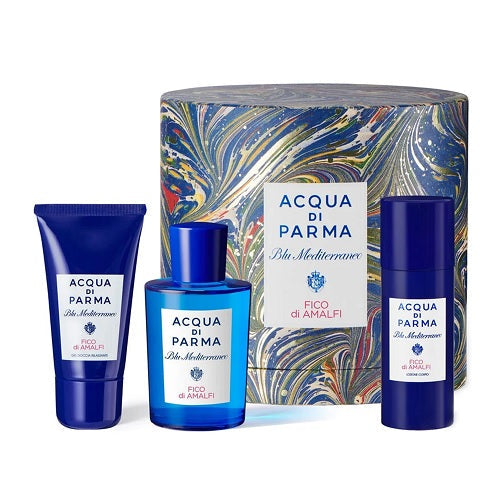 Acqua Di Parma Fico Di Amalfi 75ml EDT Spray + 40ml Shower Gel + 50ml Body Lotion Gift Set 2023