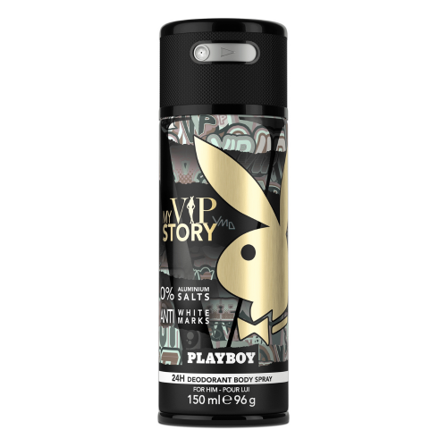 Playboy My Vip Story For Men 150ml Deodorant Spray
