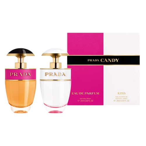 Prada Candy 20ml Eau De Parfum + 20ml Kiss Eau De Parfum Gift Set - LuxePerfumes