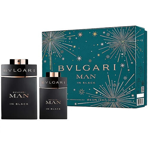 Bvlgari Man In Black 60ml Edp + 15ml Edp Gift Set