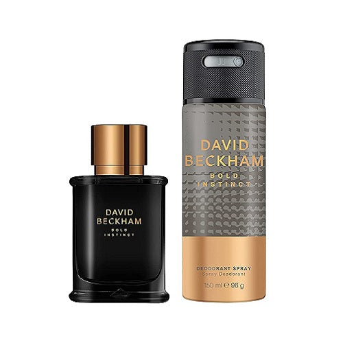 David Beckham Bold Instinct 50ml Eau De Toilette Spray + 150ml Deodorant Gift Set