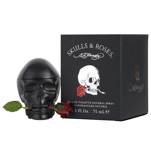 Ed Hardy Skulls & Roses For Men 75ml Eau De Toilette Spray