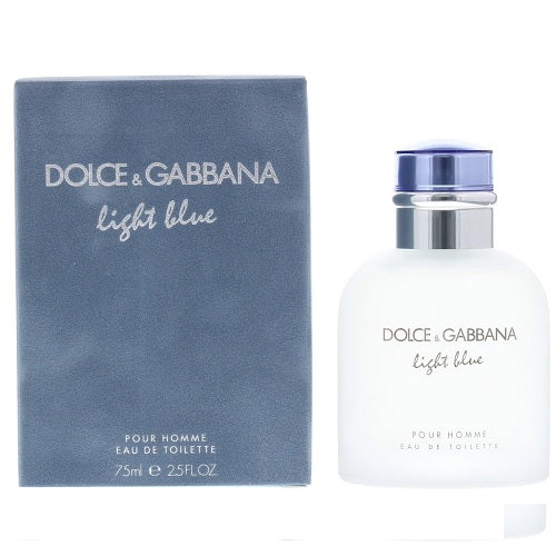 Dolce & Gabbana Light Blue For Men 75ml Eau De Toilette Spray